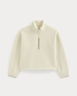 Reversible Teddy Half-Zip Pullover