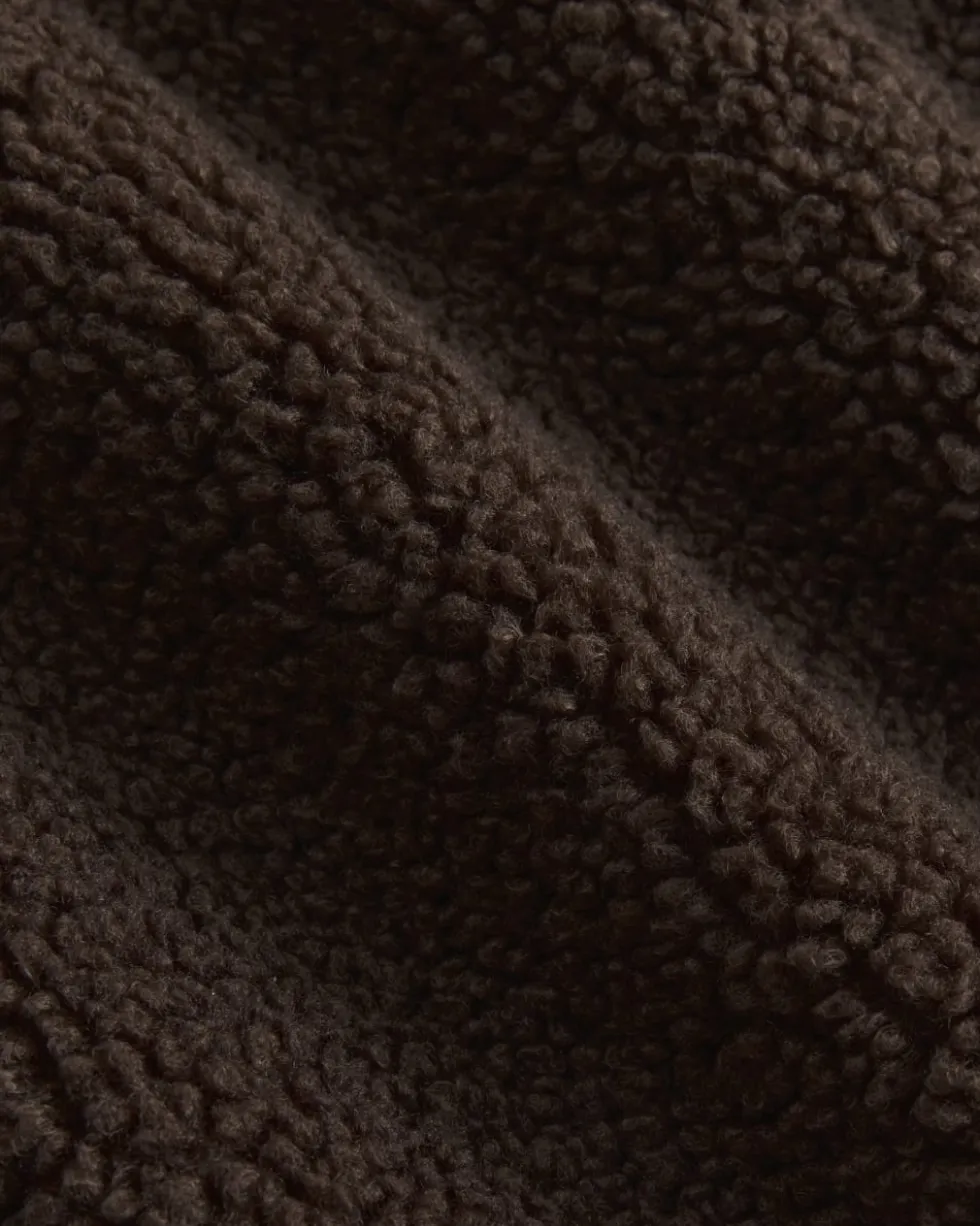 Reversible Teddy Half-Zip Pullover