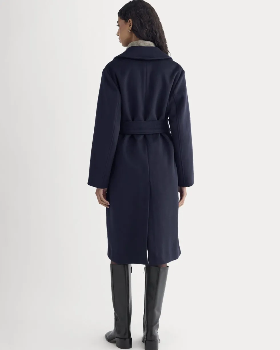 ReWool Belted Blanket Coat
