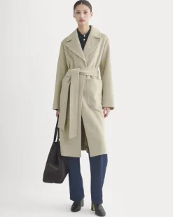 ReWool Belted Blanket Coat