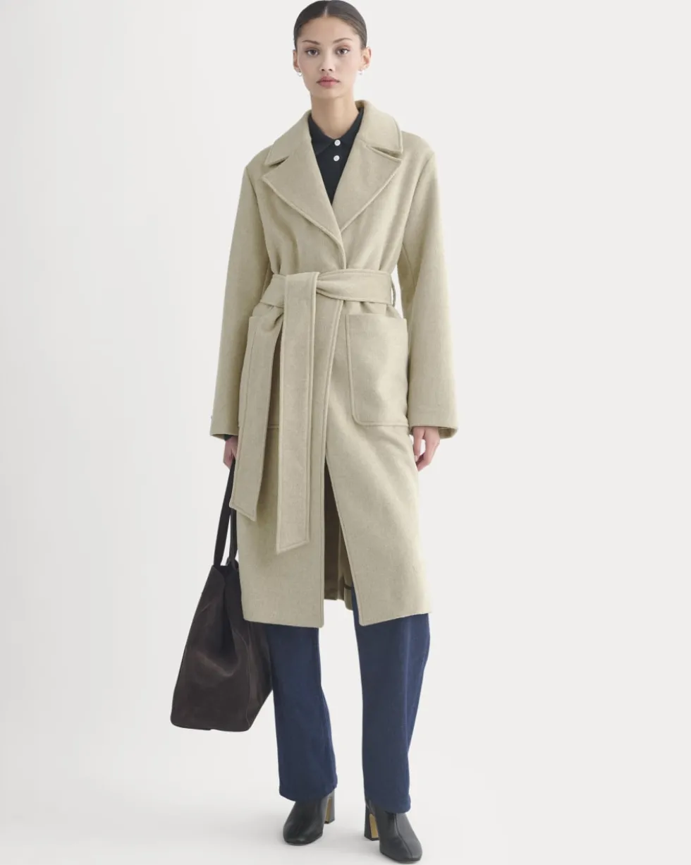 ReWool Belted Blanket Coat