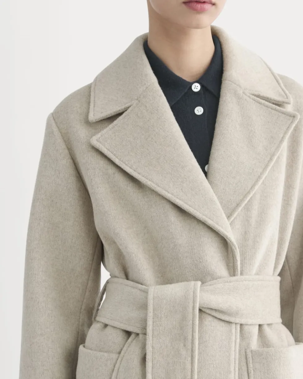 ReWool Belted Blanket Coat