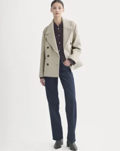 ReWool Short Peacoat