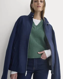 Ribbed V-Neck Vest in Everyday Cotton