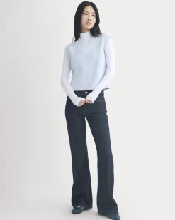 Ribbed V-Neck Vest in Everyday Cotton