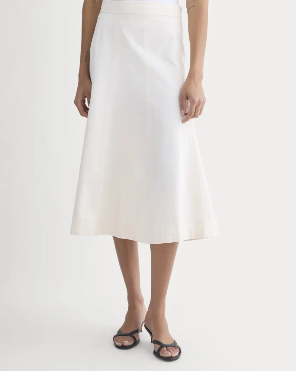 Seamed Midi Skirt