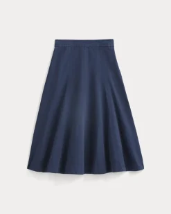Seamed Midi Skirt