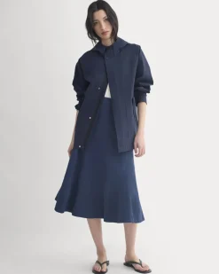 Seamed Midi Skirt