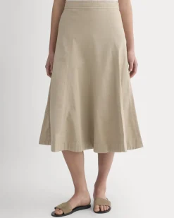 Seamed Midi Skirt
