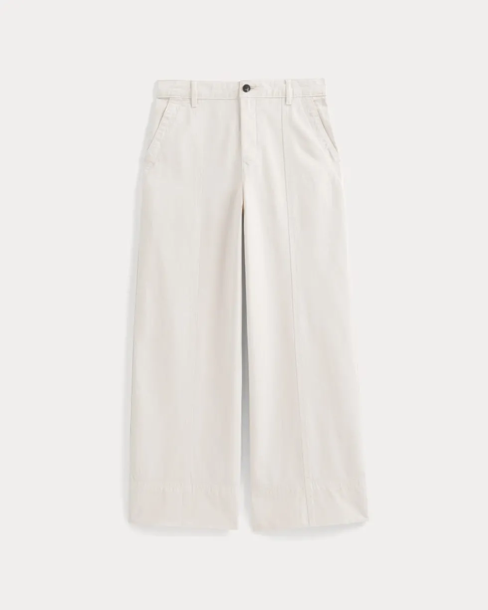 Seamed Wide-Leg Pant