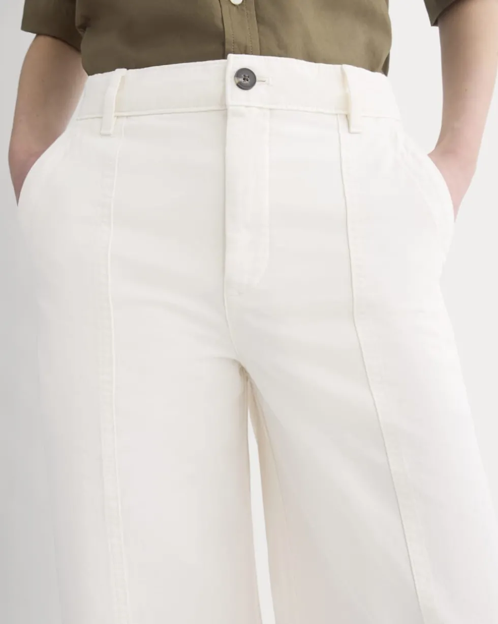 Seamed Wide-Leg Pant
