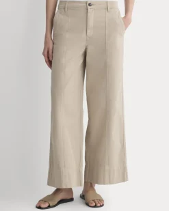 Seamed Wide-Leg Pant