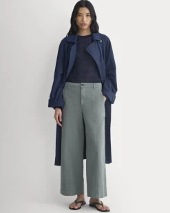 Seamed Wide-Leg Pant