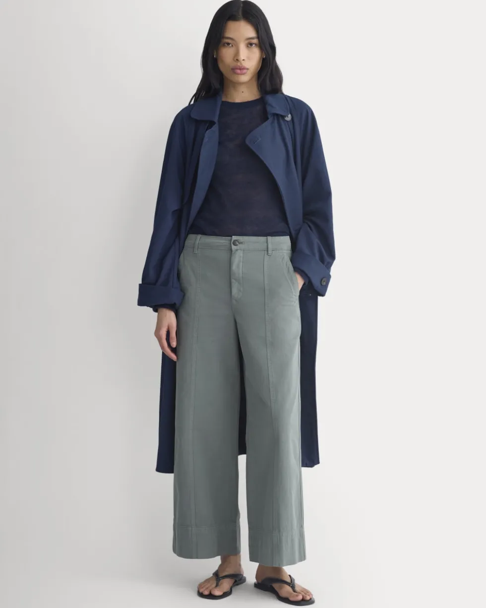 Seamed Wide-Leg Pant