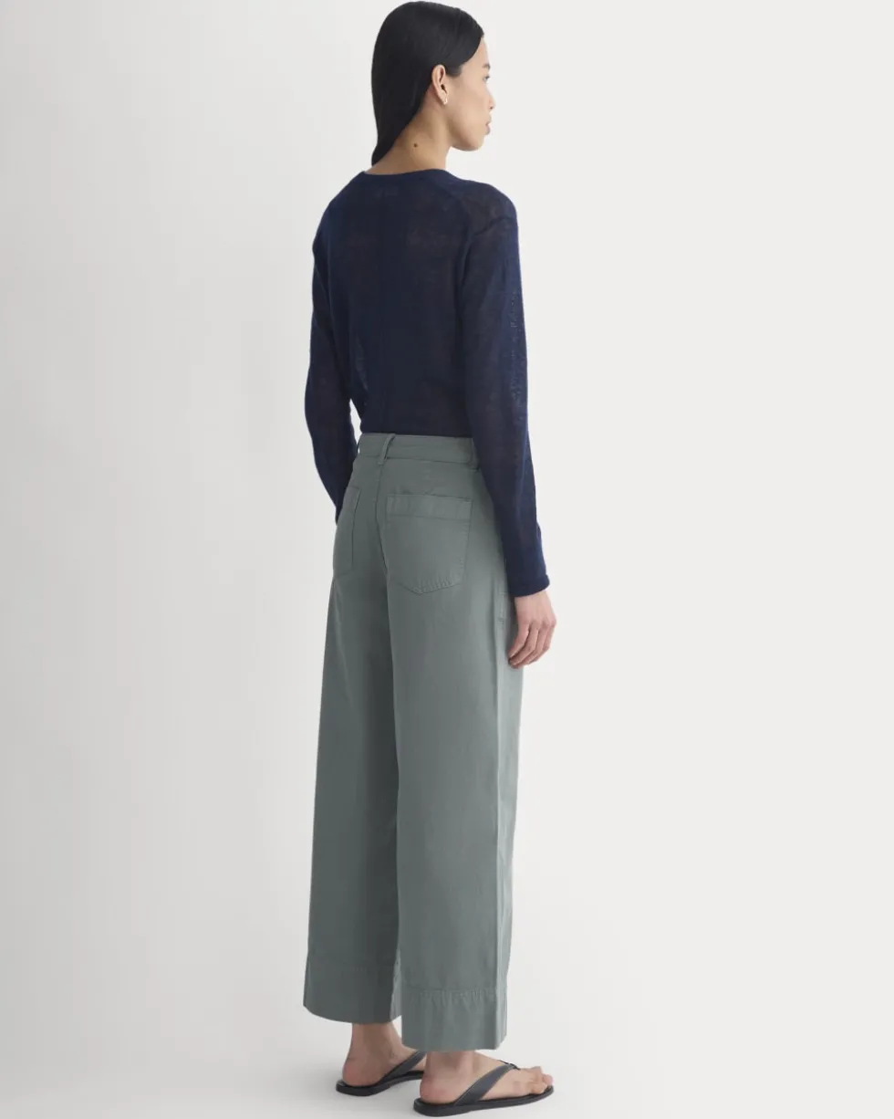 Seamed Wide-Leg Pant
