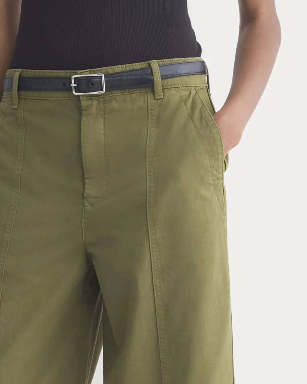 Seamed Wide-Leg Pant