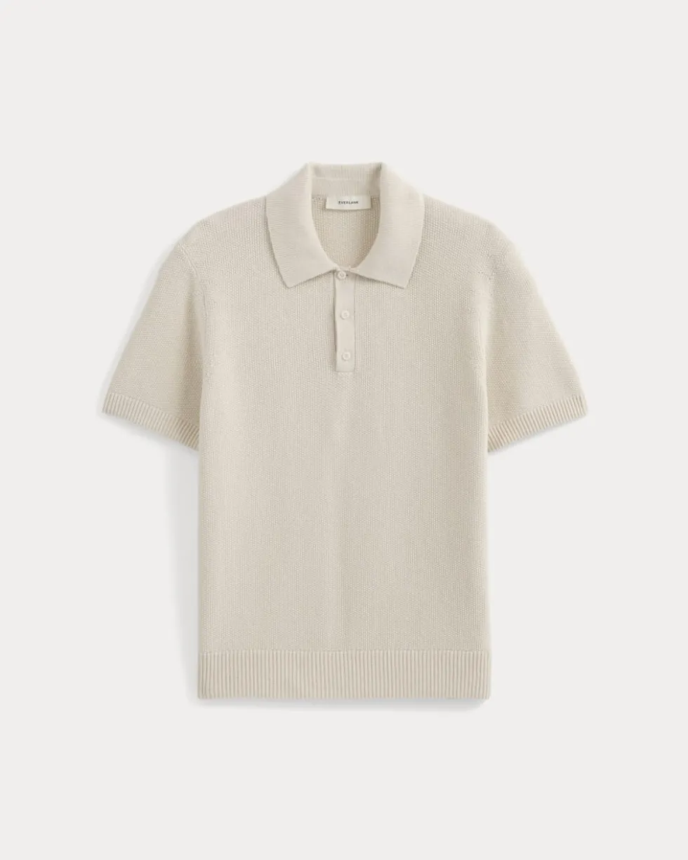 Seed Stitch Polo