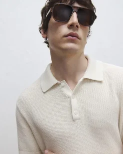 Seed Stitch Polo