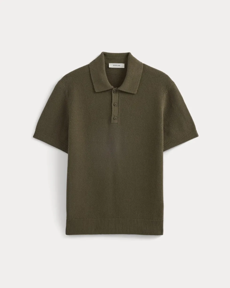 Seed Stitch Polo