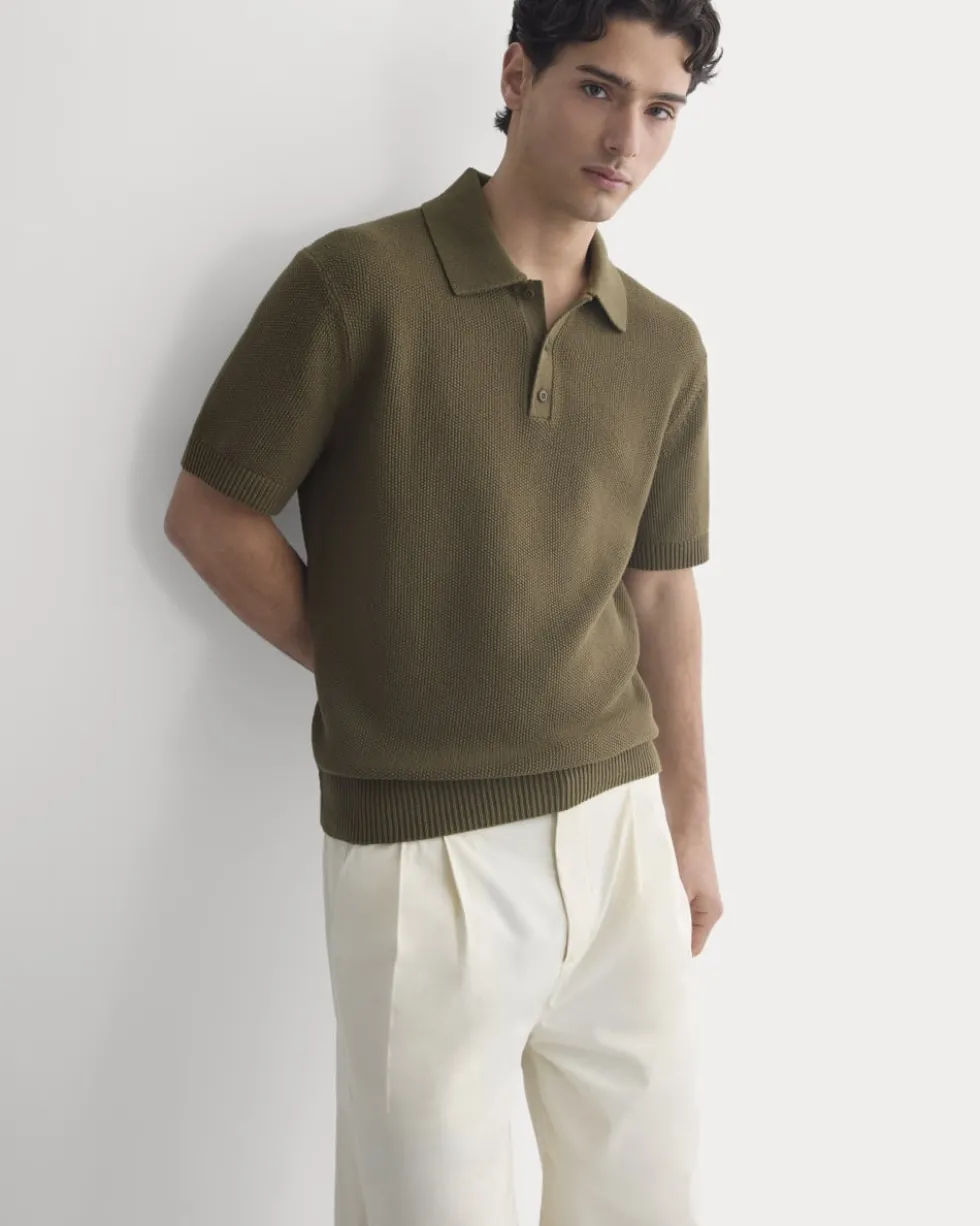 Seed Stitch Polo