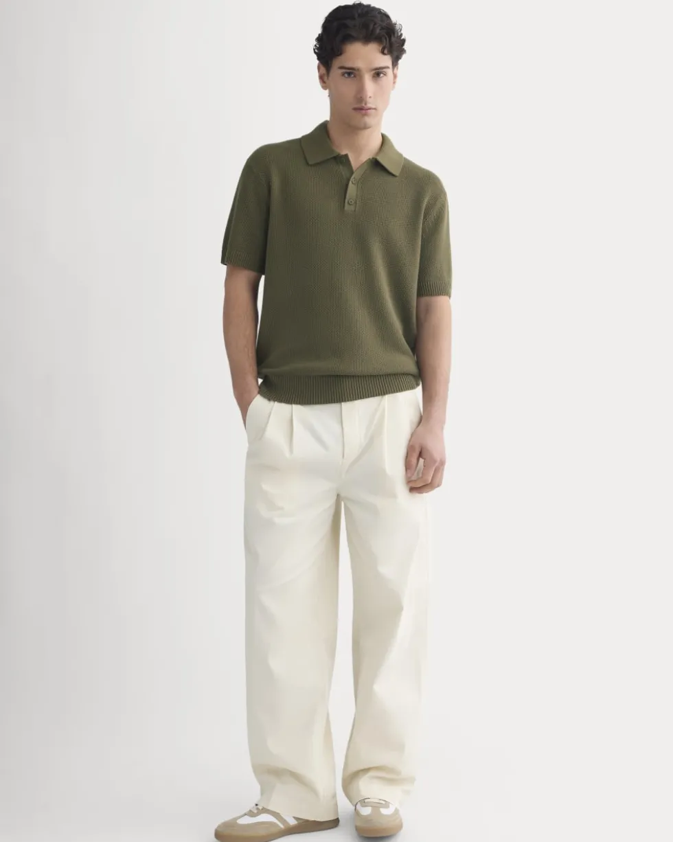 Seed Stitch Polo
