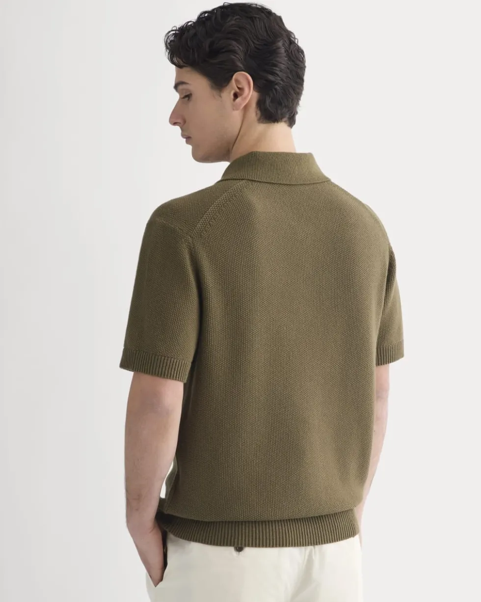 Seed Stitch Polo