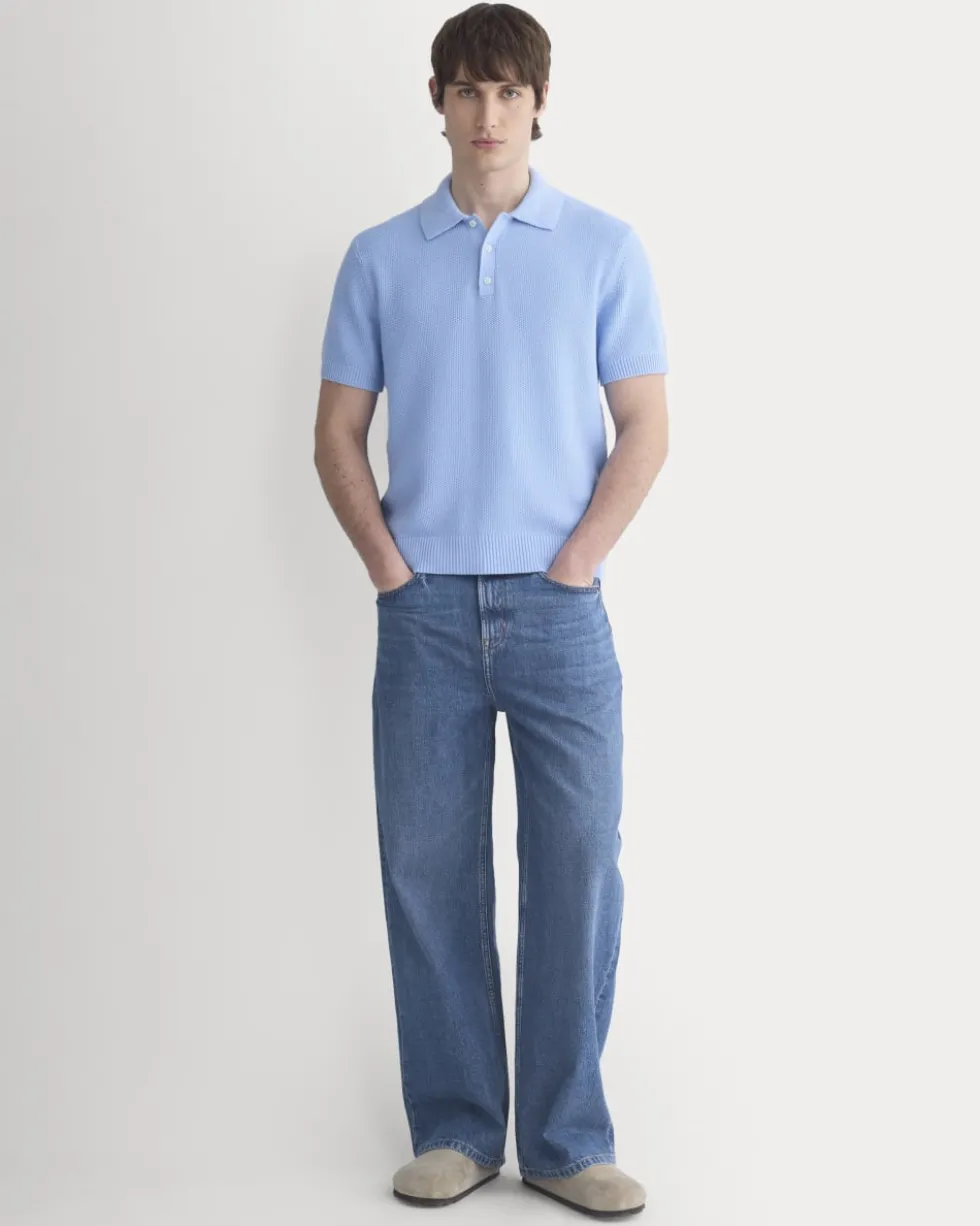 Seed Stitch Polo