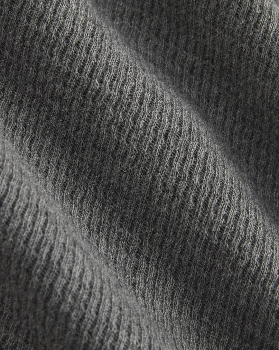 Shrunken Tee in Cozy Waffle