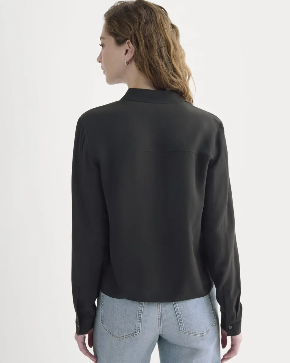 Shrunken Top in Washable Silk