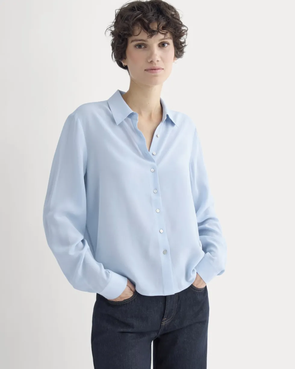 Shrunken Top in Washable Silk