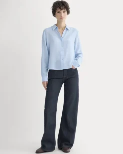 Shrunken Top in Washable Silk