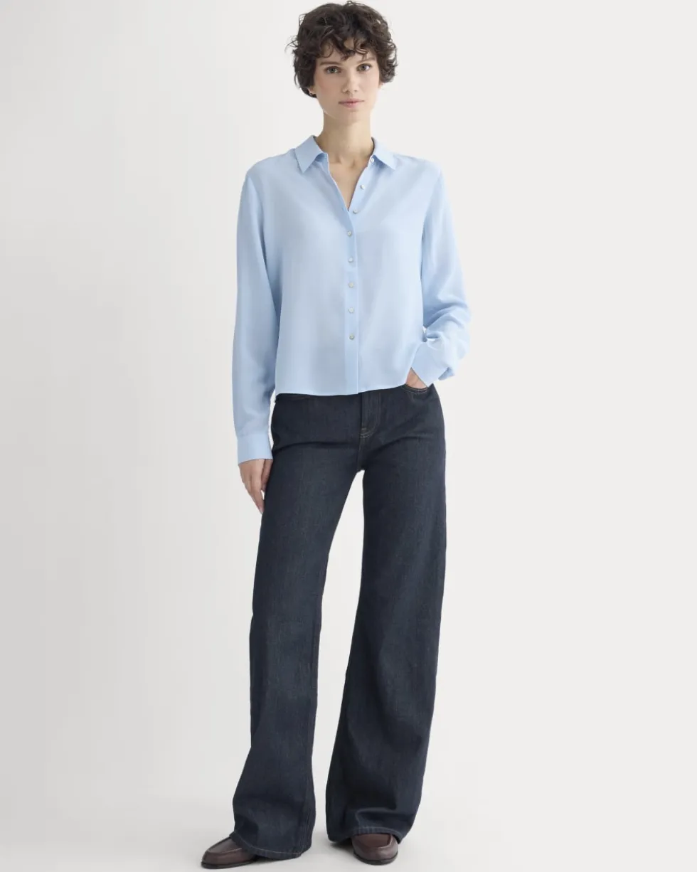 Shrunken Top in Washable Silk