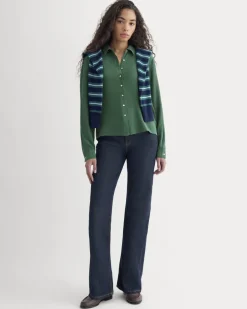 Shrunken Top in Washable Silk