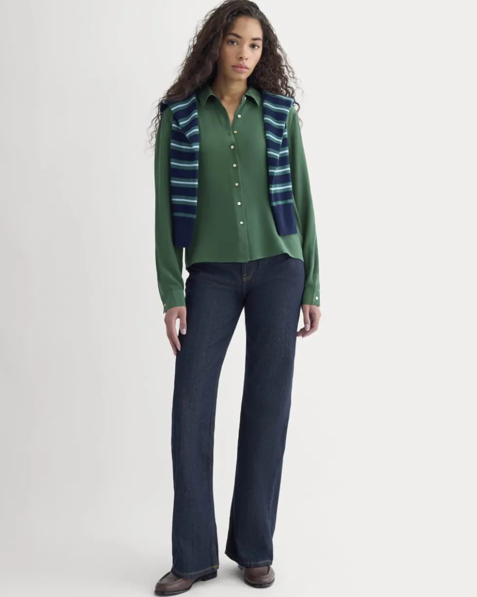 Shrunken Top in Washable Silk