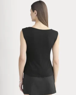 Sleeveless Button-Up in Butterluxe