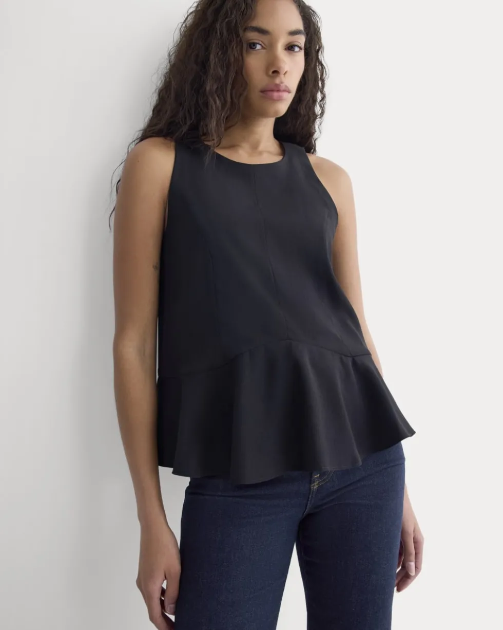 Sleeveless Peplum Top