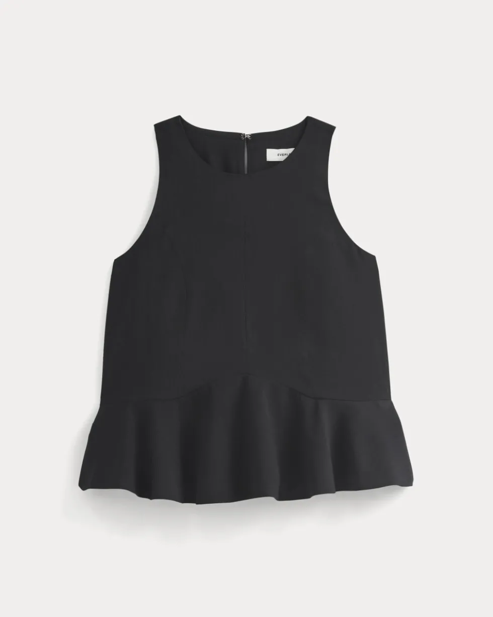 Sleeveless Peplum Top
