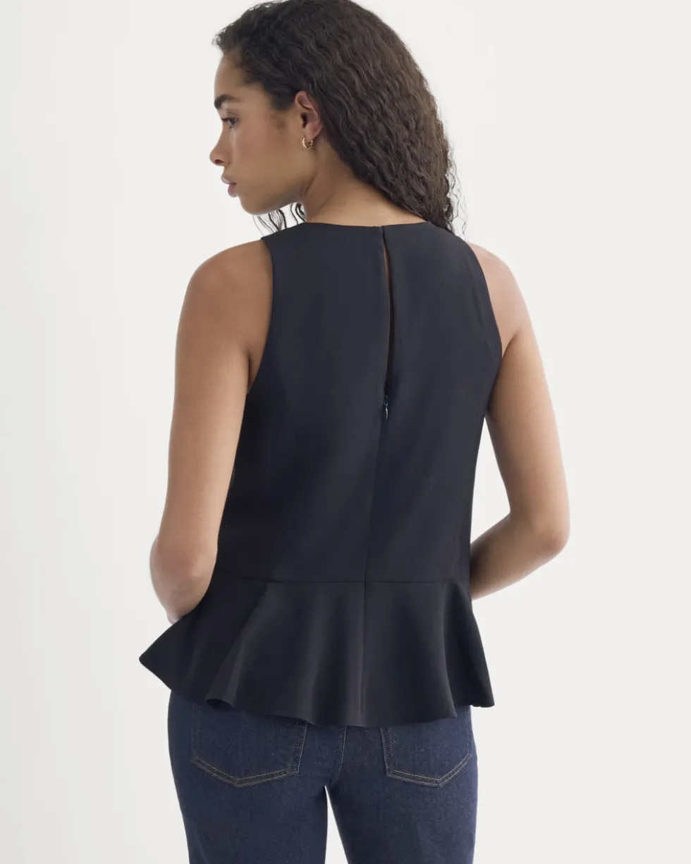 Sleeveless Peplum Top