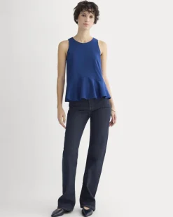 Sleeveless Peplum Top