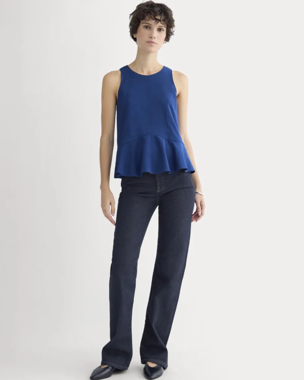 Sleeveless Peplum Top