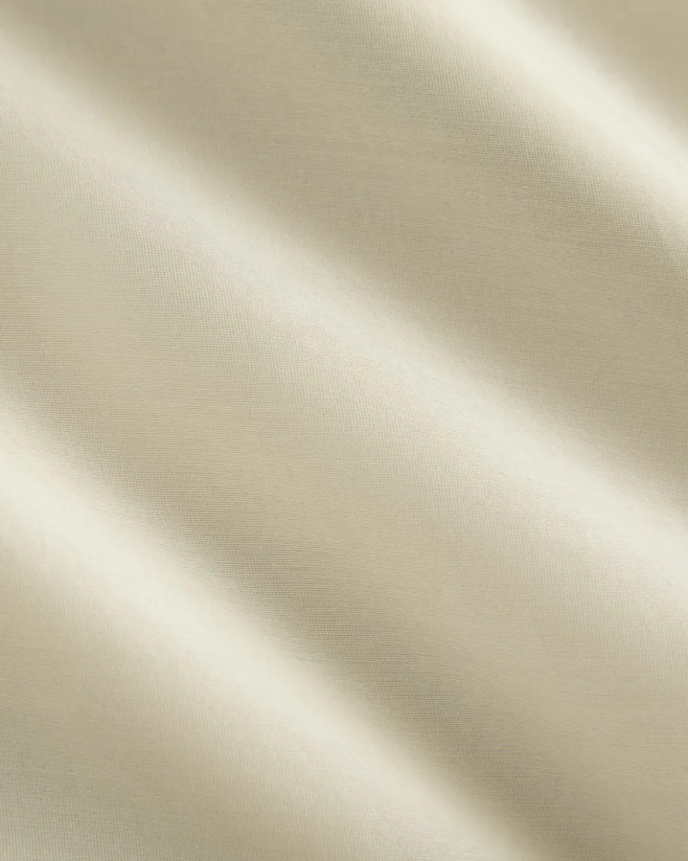 Sleeveless Top in Cotton-Silk Organza