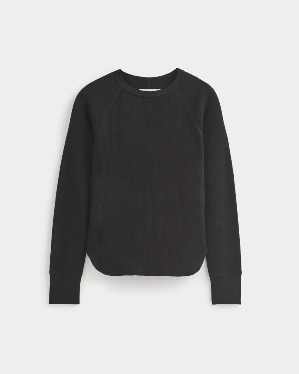 Slim-Fit Crew in Cozy Waffle