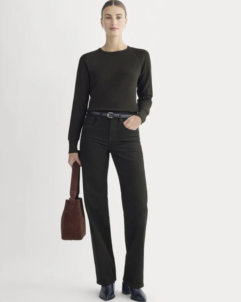 Slim-Fit Crew in Cozy Waffle