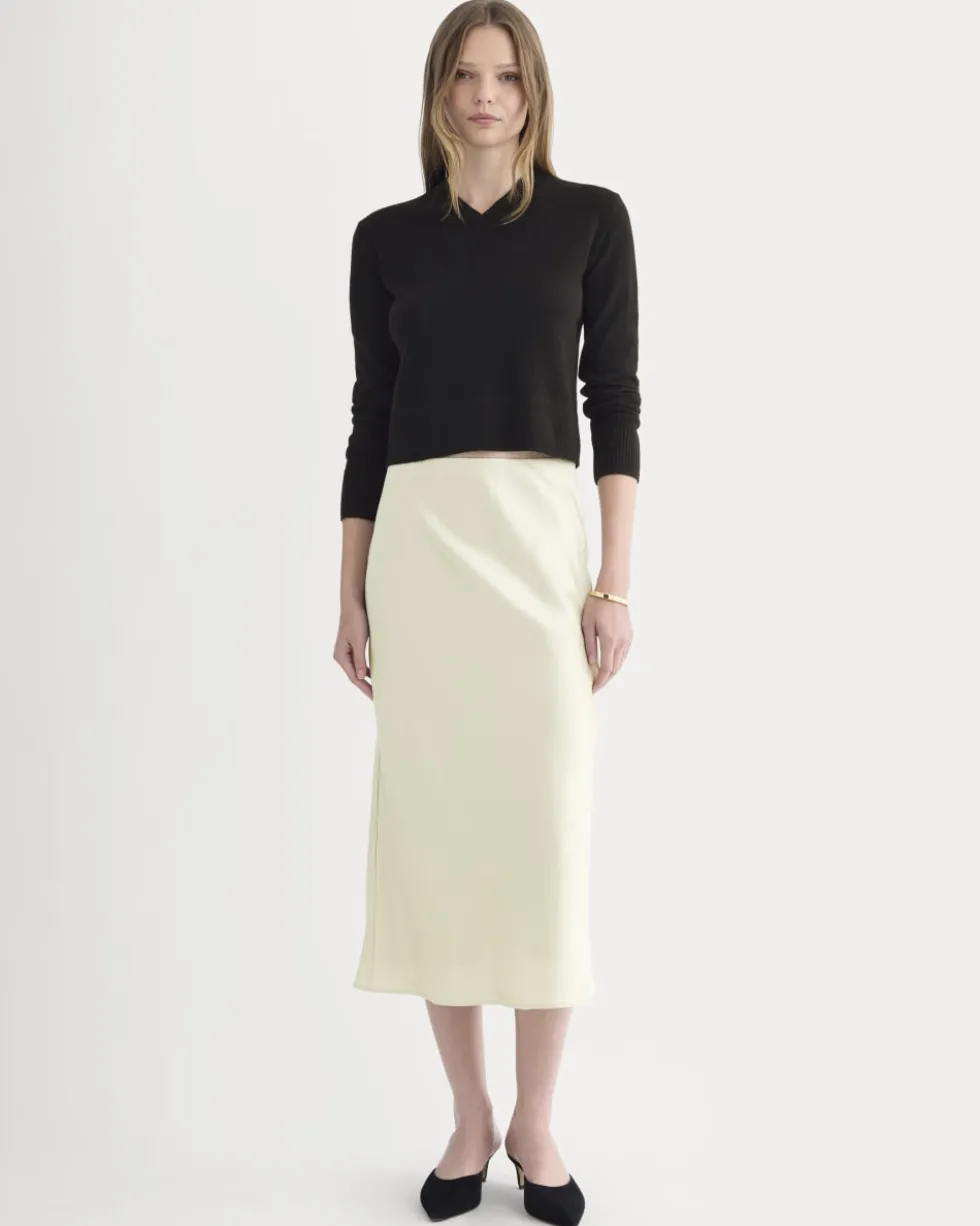 Slip Skirt in Silk Charmeuse