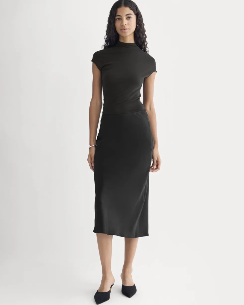 Slip Skirt in Silk Charmeuse