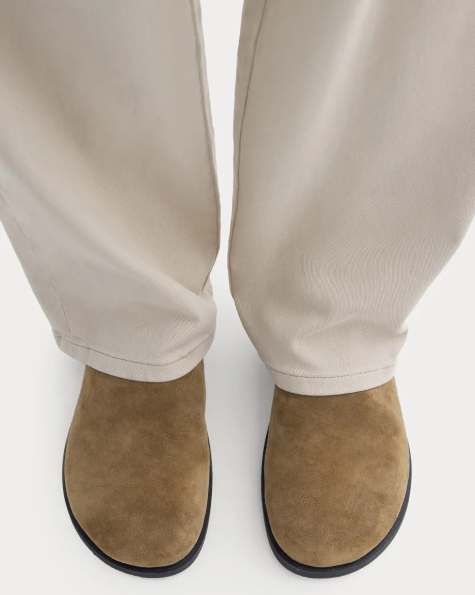 Suede Clog