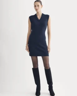 Sweater Mini Dress in Luxe Merino