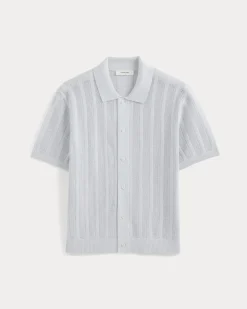 Textured Knit Resort Shirt