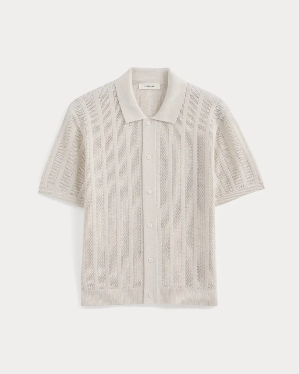 Textured Knit Resort Shirt