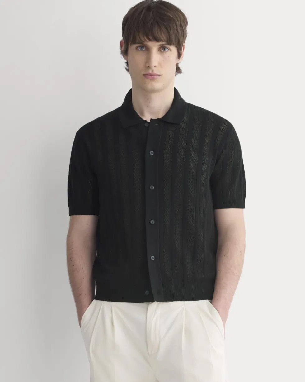 Textured Knit Resort Shirt